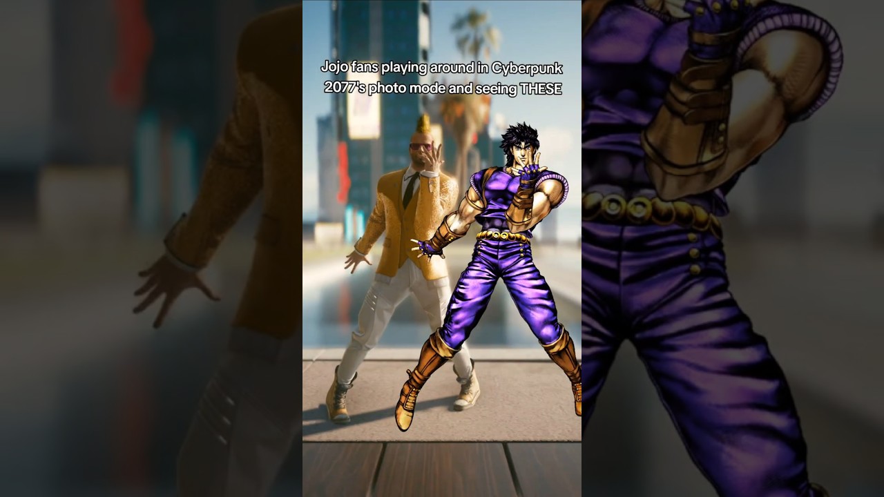 GOATED Jojo references in Cyberpunk 2077 🔥