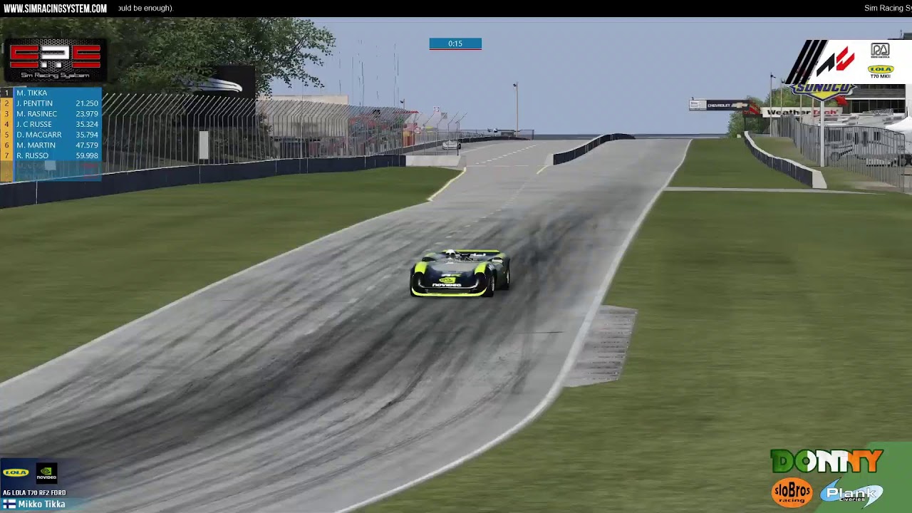 SRS Live Now! DonnyLolaT70MKIIFord @ RoadAmerica 20:00GMT 2025-02-24