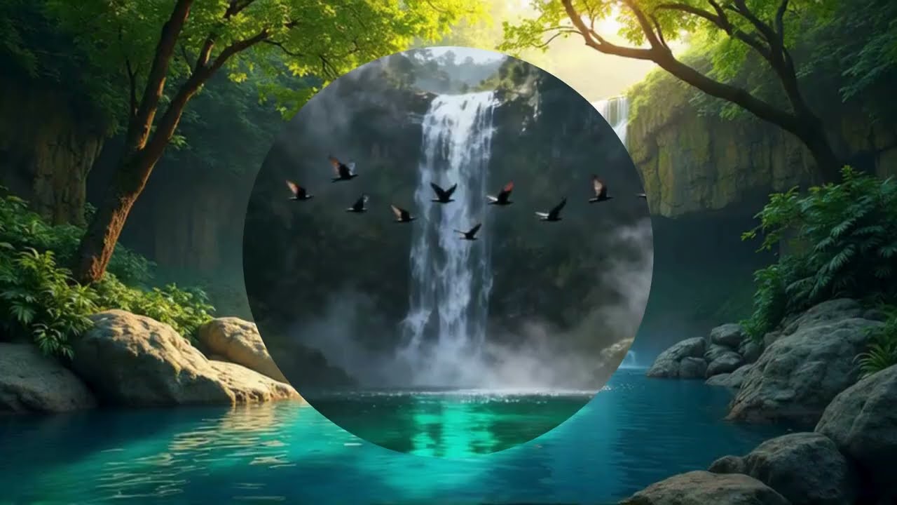 Peaceful Forest Stream – Nature Sounds for Deep Relaxation  -  Stress Relief  Harmony