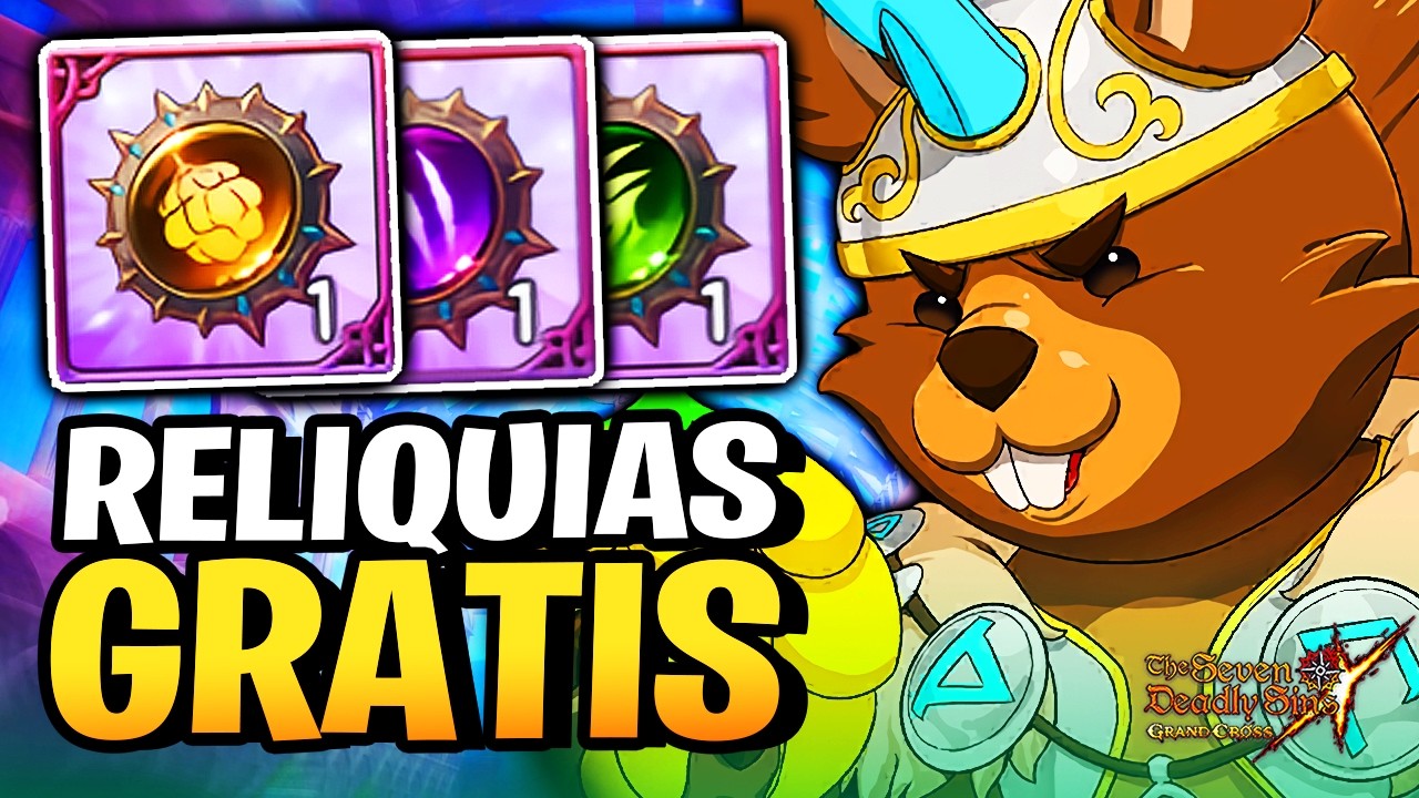 NOS DAN RELIQUIAS GRATIS de RATATOSKR, DRAGON y LOBOS! ¿CUAL ES MEJOR ELEGIR? - 7ds Grand Cross