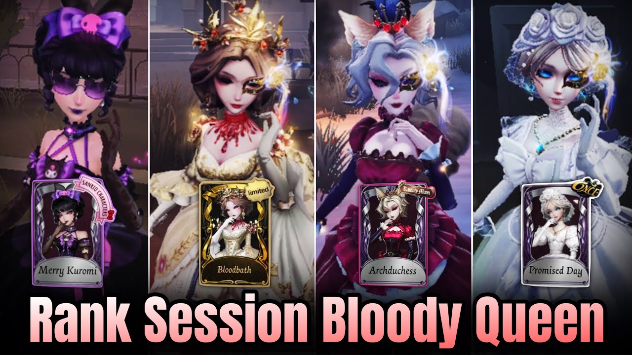 RANK SESSION WITH MARY | Legendary Rank Matches | Bloody Queen Gameplay - Identity V