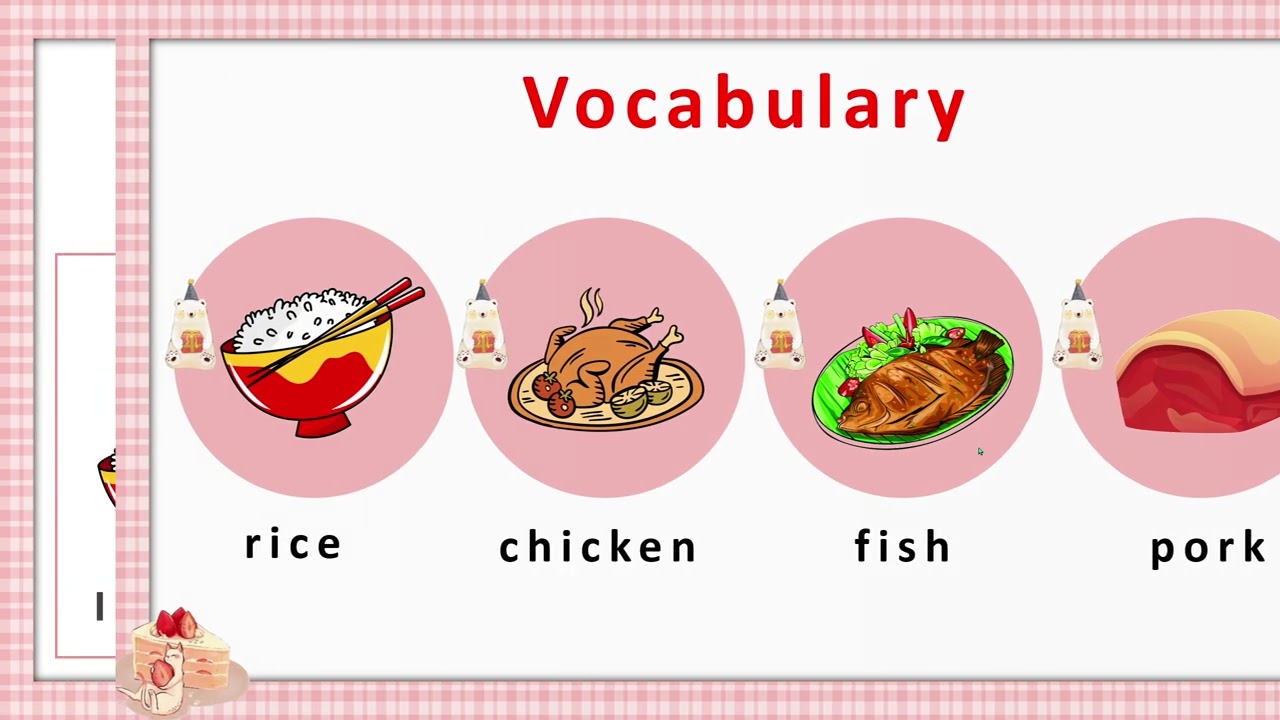 Pre_Topic Food & Drink Lesson 3