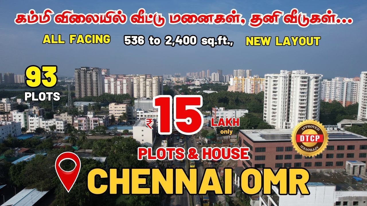 Plots for sale in kelambakkam | Thaiyur | Lands in kelambakkam Chennai | Budget lands in Chennai OMR