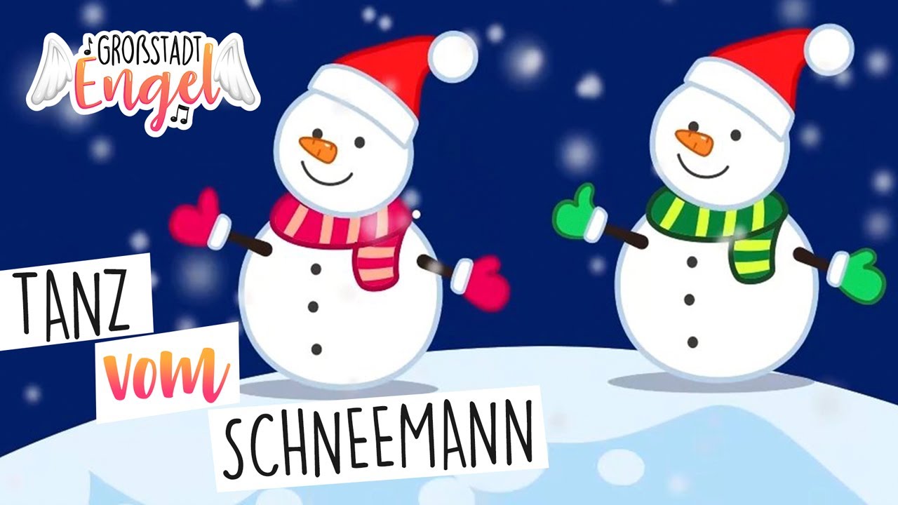 Tanz vom Schneemann | Kinderlieder zum Tanzen | GroßstadtEngel | Cartoon
