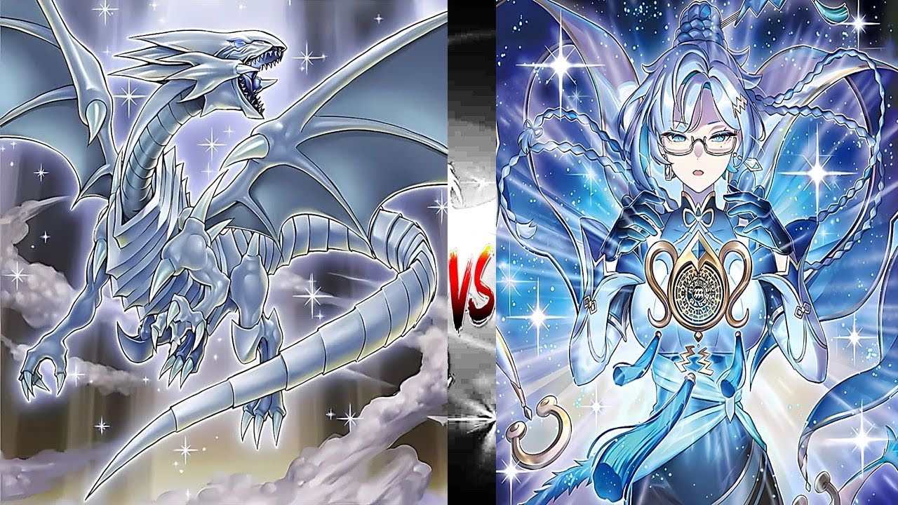 Yu-gi-oh Dueling Nexus Primite Blue Eyes VS Dracotail