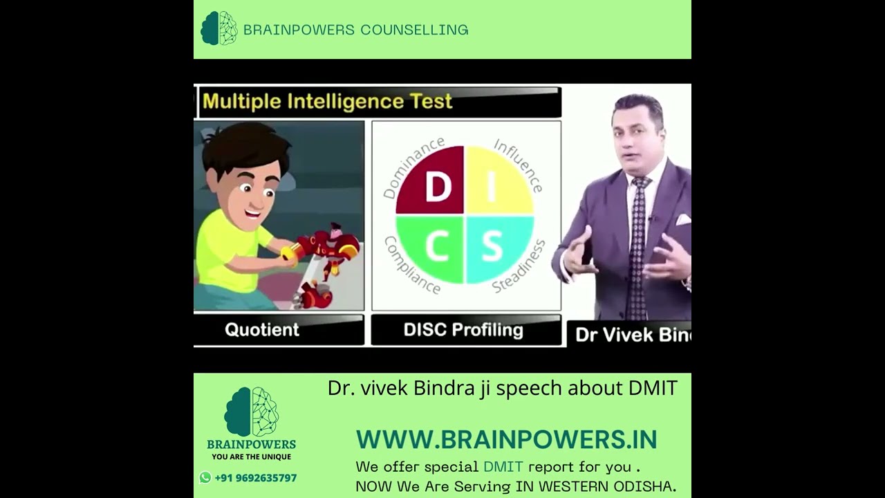 Dr. Vivek Bindra ji speech about MULTIPLE INTELLIGENCE TEST