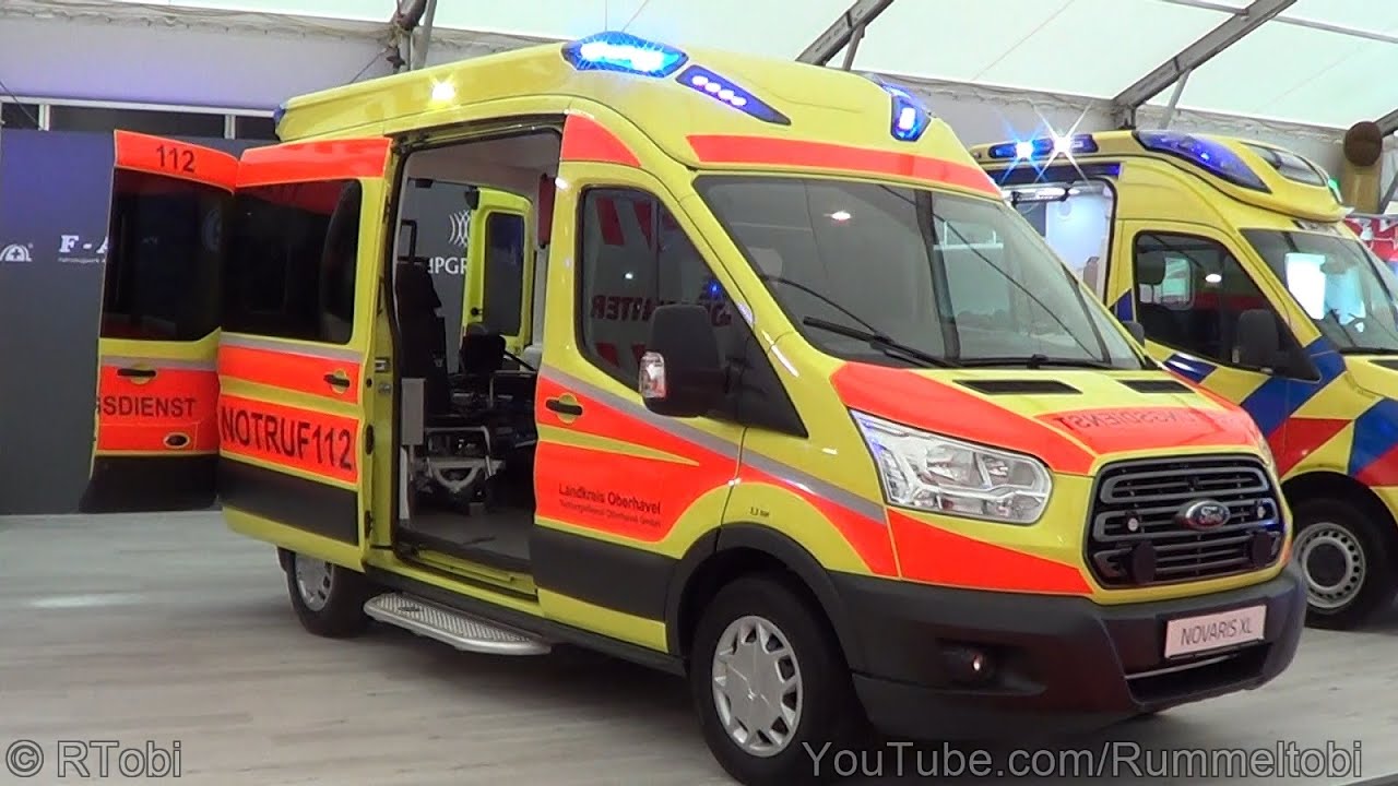 Oberhavel EMS medical transport ambulance - Ford Transit/ AmbulanzMobile - Rettmobil 2019 expo [GER]