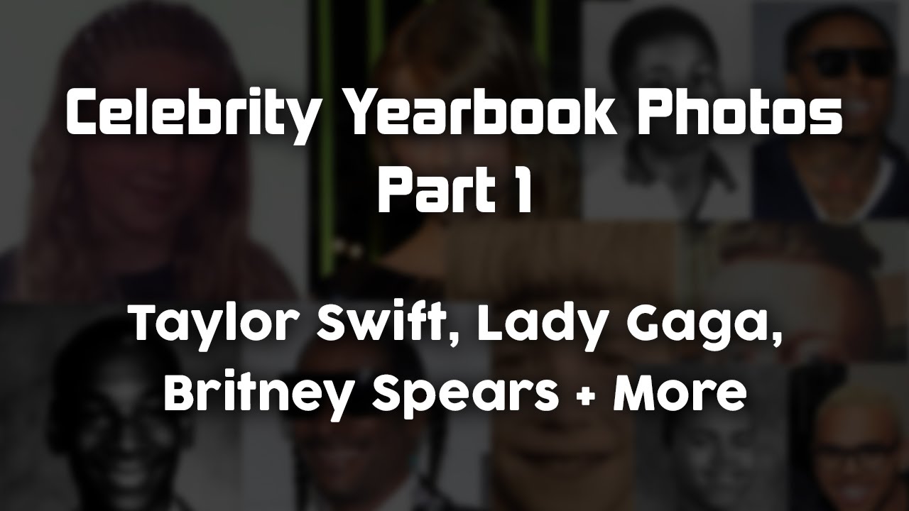 Celebrity Yearbook Photos - Part 1