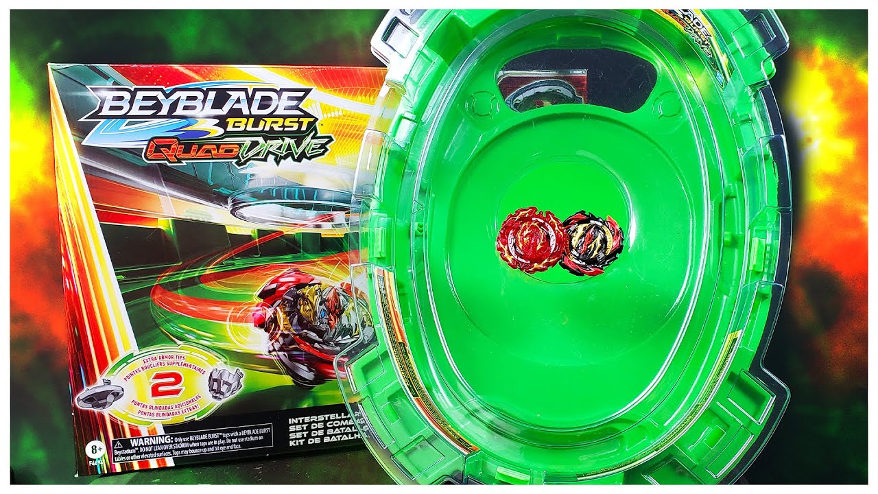 BEST DOUBLE DECKER! NEW Interstellar Drop Battle Set Unboxing/Review Beyblade Burst QuadDrive
