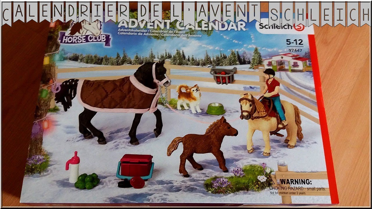 |Revue°5| Calendrier de l'avent 2017 Schleich