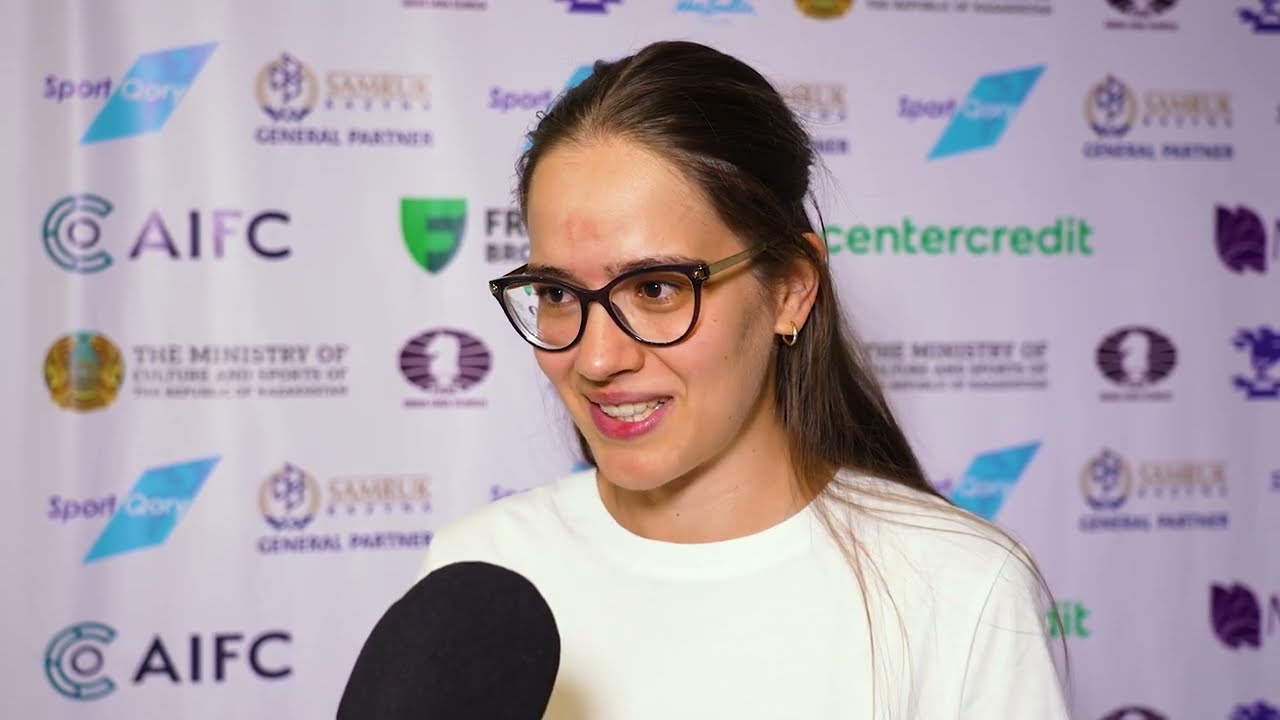 Interview with IM Alina Kashlinskaya | Astana WGP | Round 5 |