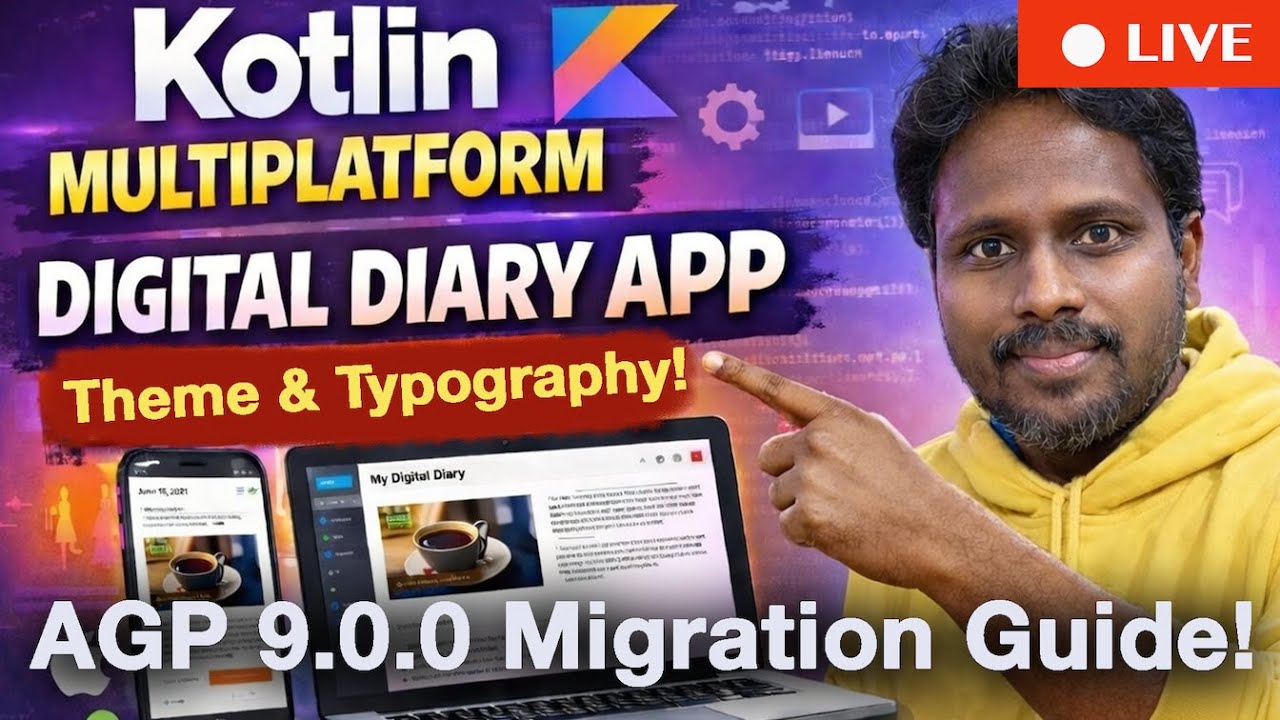 APG 9.0.0 Migration Guide|  Diary's Typography in Kotlin Multiplatform (Tamil) | Vibe Coding