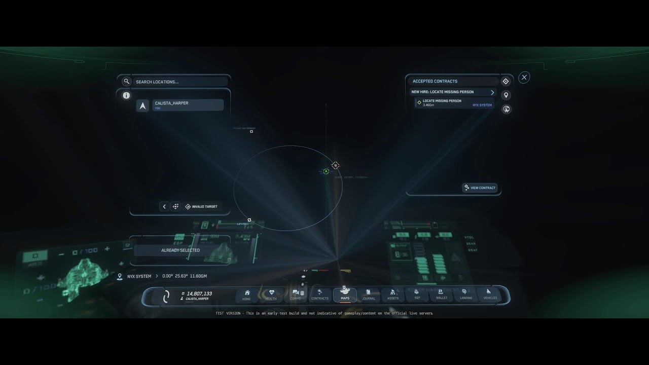 Star Citizen -  PTU - Visiting Nyx System