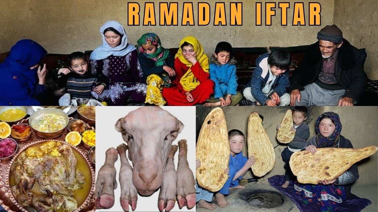 Daily Rural Food Cooking Lamb Trotter Stew with Village Bread –|  Village Life of Afghanistan