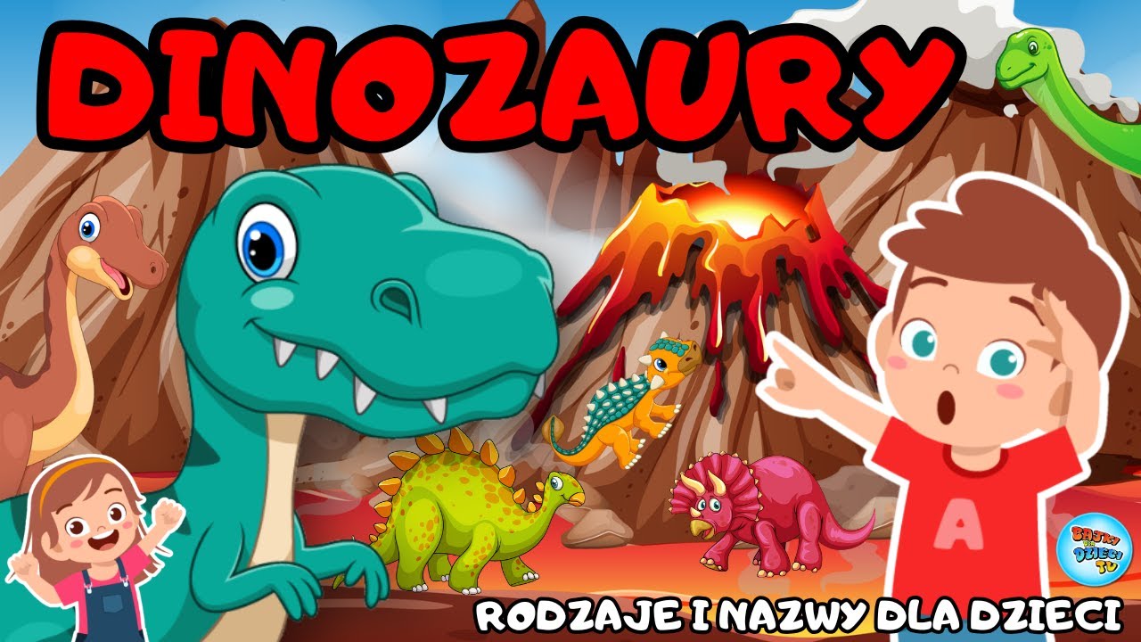 🦕 Dinozaury dla dzieci | Bajka edukacyjna 🦕 RODZAJE DINOZAURÓW 🦖