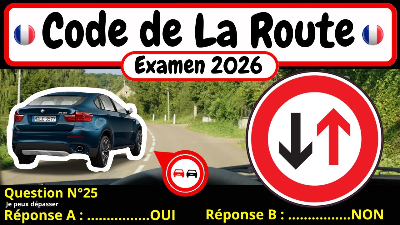 ✅ TEST GRATUIT DU CODE DE LA ROUTE 2026 🚗 #78
