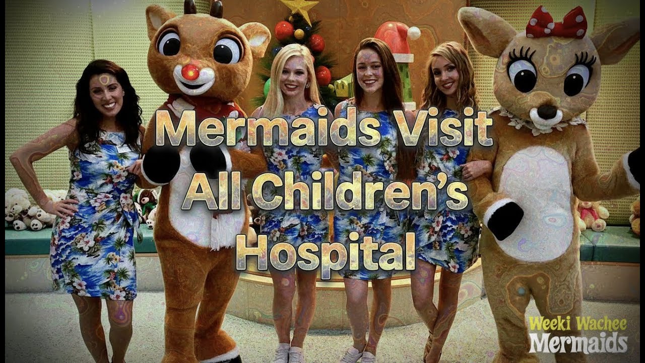 The Weeki Wachee Mermaids visit to All Children's Hospital (2016)