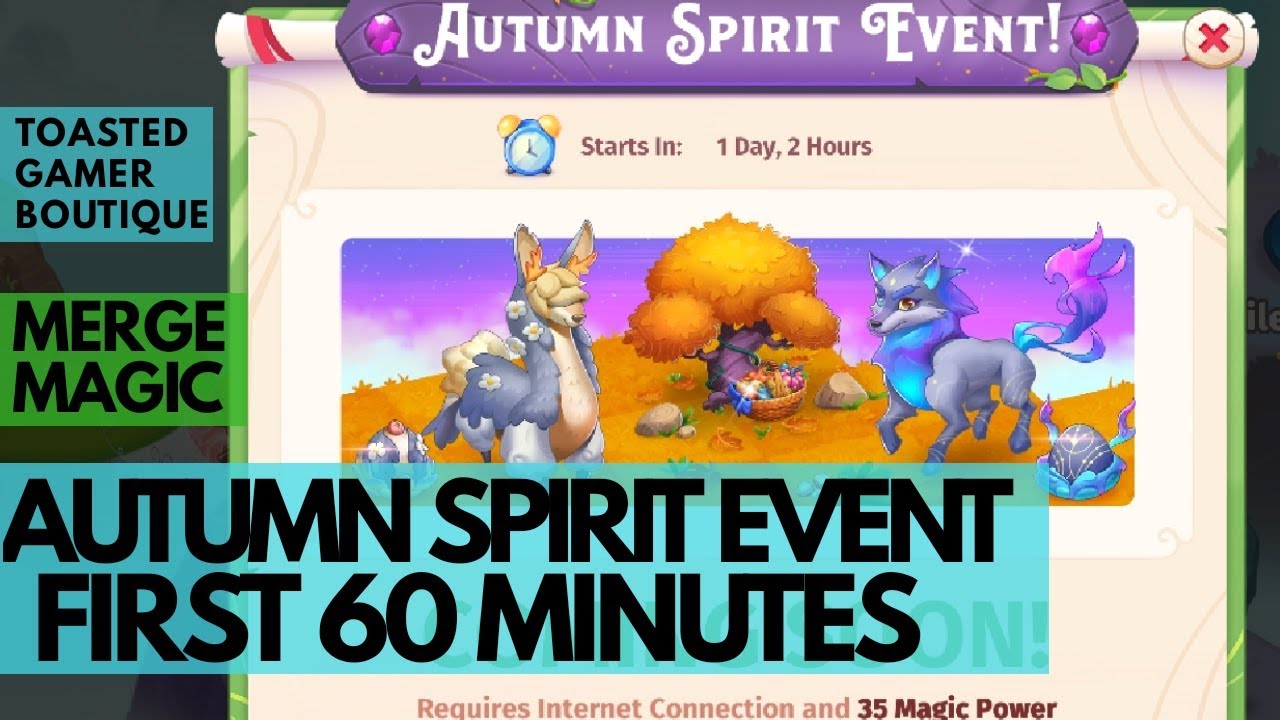 Merge Magic Autumn Spirit Event First 60 Minutes ☆☆☆