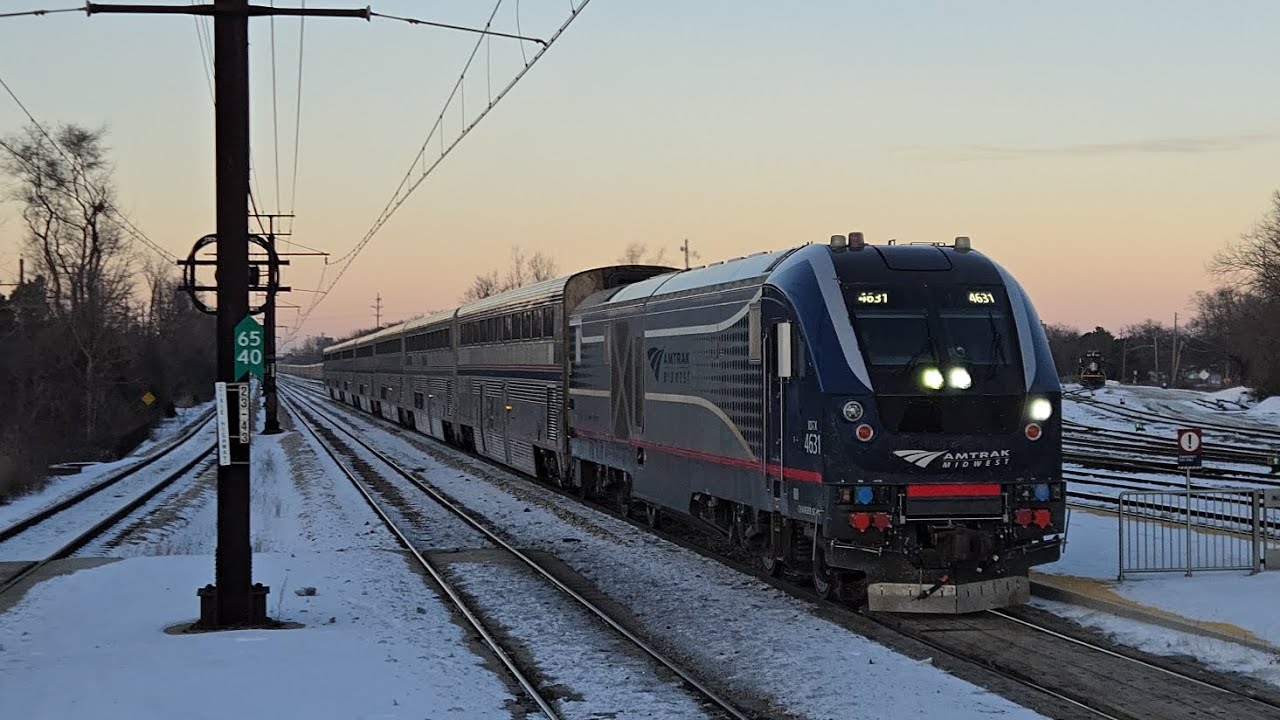 Evening Railfanning at Homewood