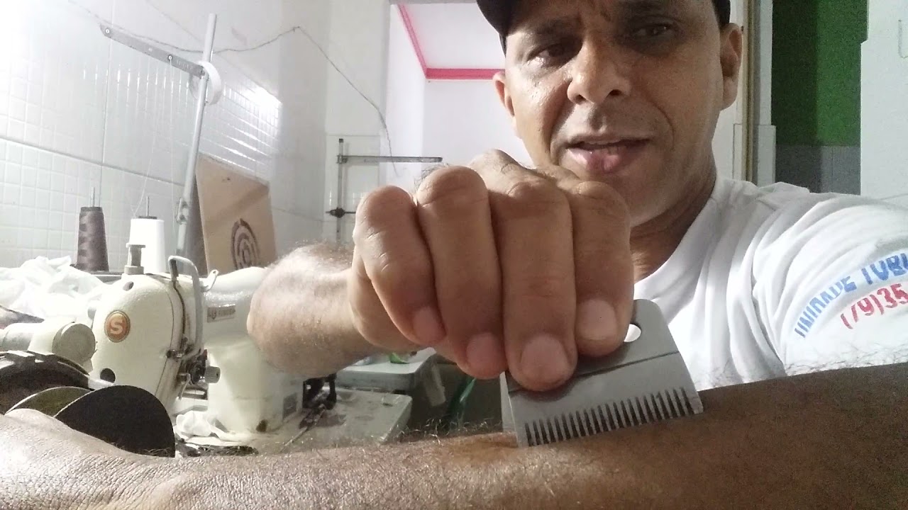 AFIANDO NAVALHA DE MAQUINA DE.CORTA CABELO