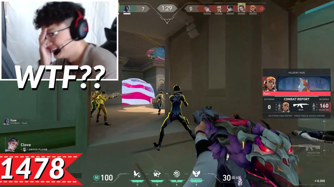 Aspas INSANE 1v4 Clutch!! | Most Watched VALORANT Clips Today V1478