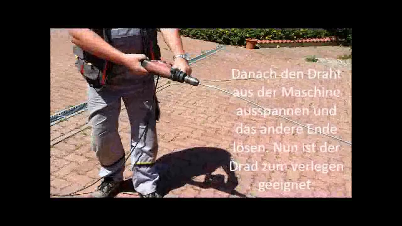 Blitzableitermaterial.de Draht tordieren