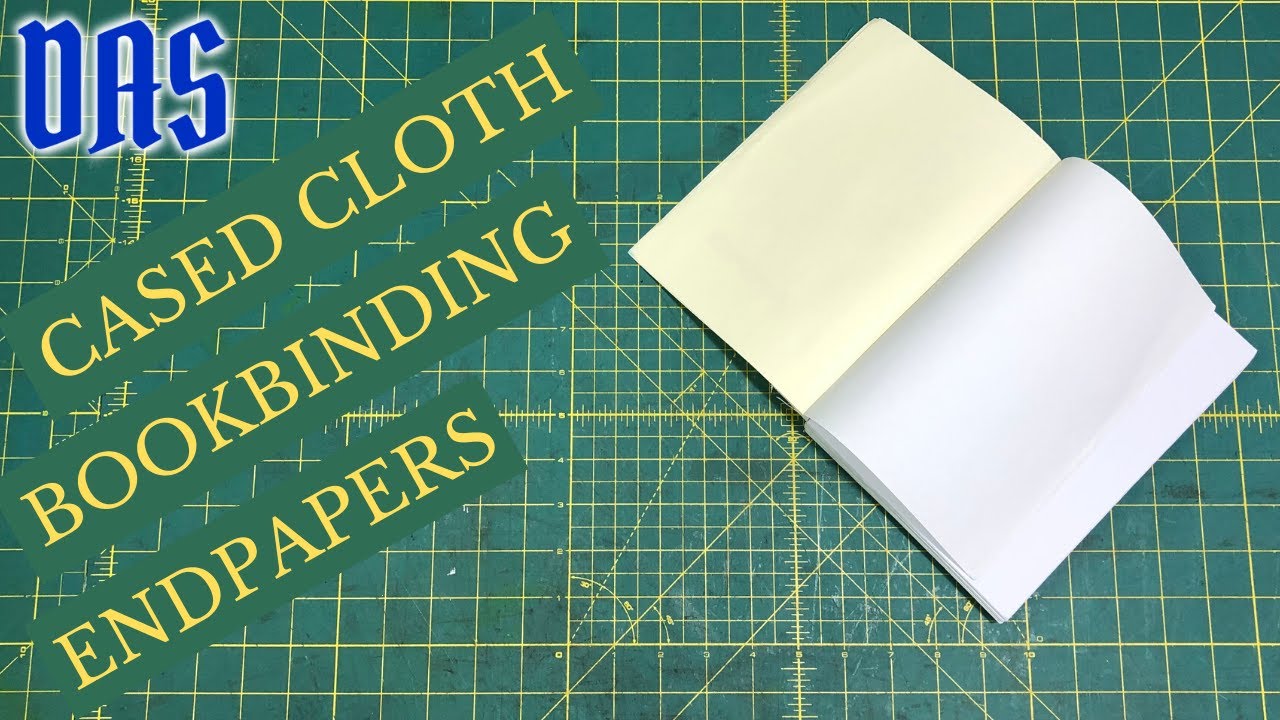 Case Bound Book 3 Endpapers, Gluing the Spine and Trimming the Edges // Adventures in Bookbinding