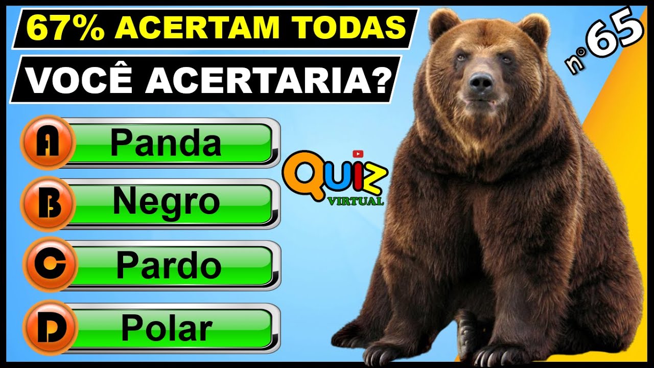 QUIZ VIRTUAL 65 | 20 PERGUNTAS DE CONHECIMENTOS GERAIS COM RESPOSTAS COMENTADAS | TESTE DE QI