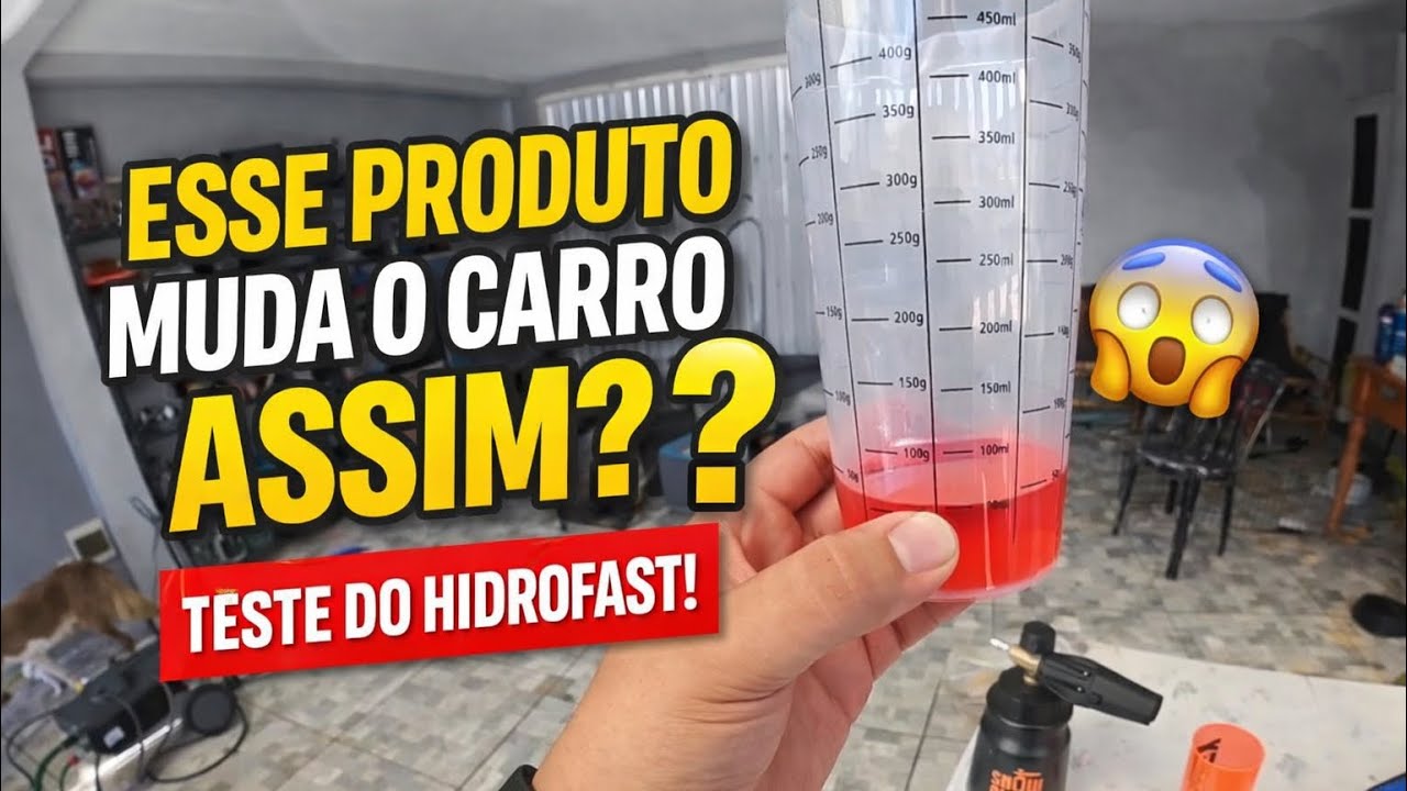 Apliquei Hidrofast no Carro… OLHA ESSE RESULTADO !! 🔥🚀