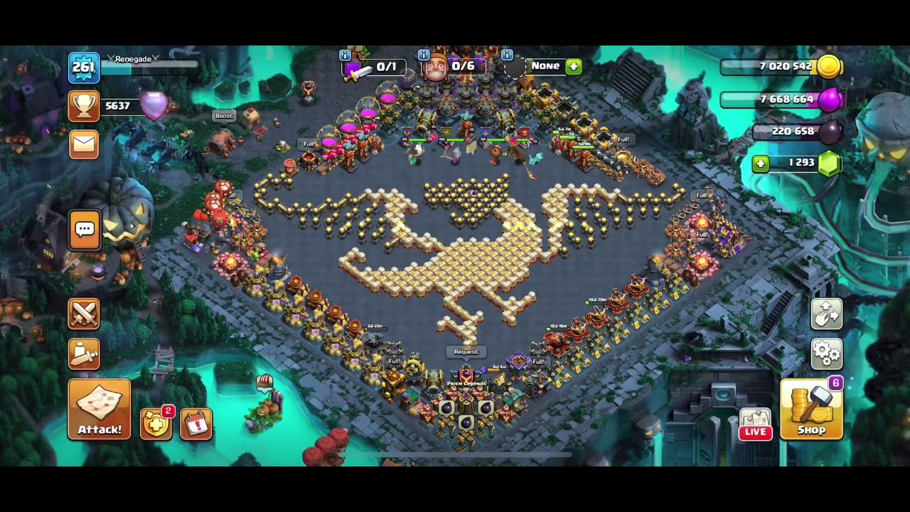 TH 17 3 Stars ⭐️ ⭐️ ⭐️ Dragon Riders Legend League