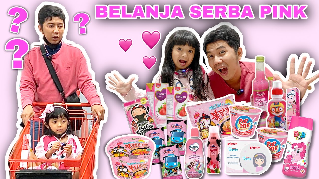 24 JAM SERBA PINK ❗❗ SAMANTHA BELANJA BARENG PAPAH 💖
