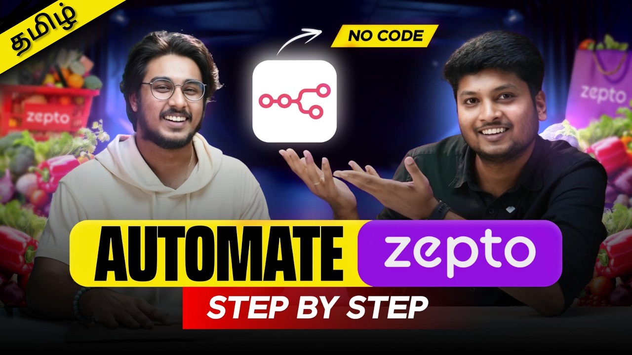 Zepto Automation செய்வது எப்படி ? | Beginners n8n Tutorial | Arivi