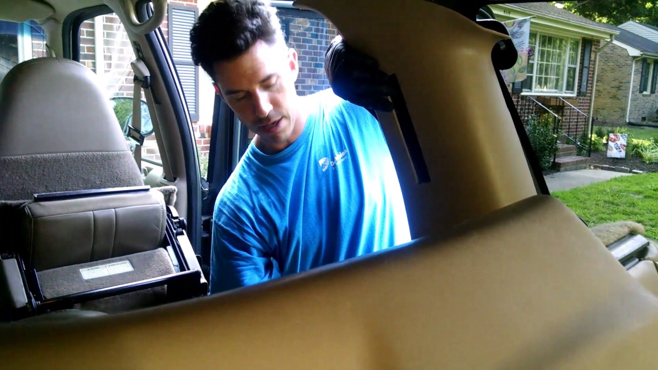 How to replace a factory subwoofer on a 99 ford expedition.