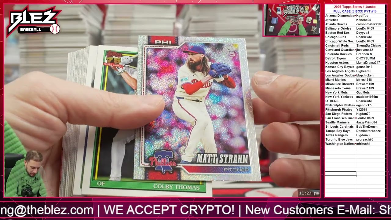 2026 Topps Series 1 Jumbo FULL CASE BREAK Pick Your Team #10