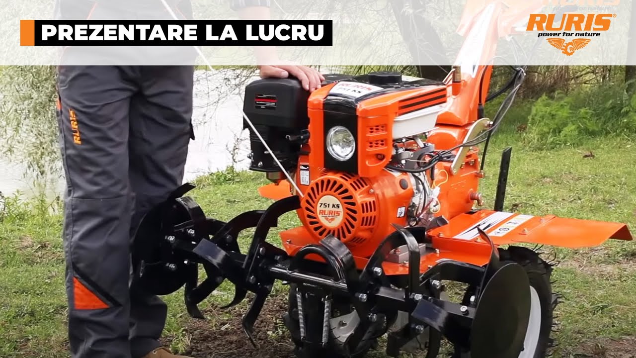 Motosăpătoare RURIS 751KS la lucru
