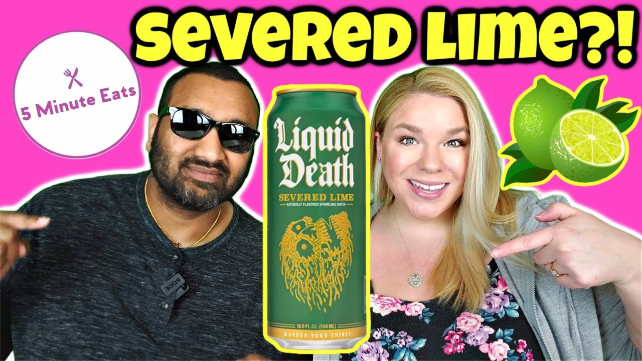 Liquid Death Severed Lime Sparkling Water Review