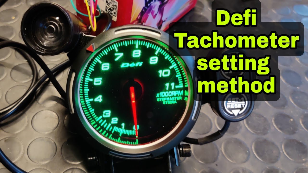 Defi Tachometer settings method Malayalam 7 colour change | carbon customz Kerala