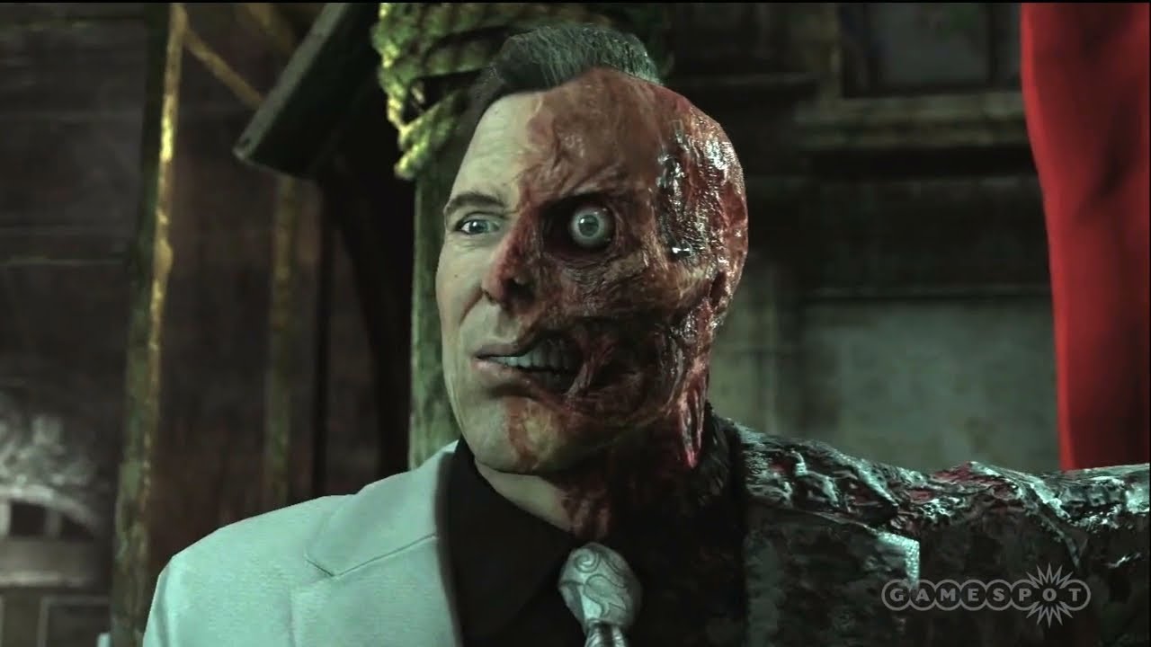 Batman: Arkham City - Two-Face Judgment Cut Scene (PS3)
