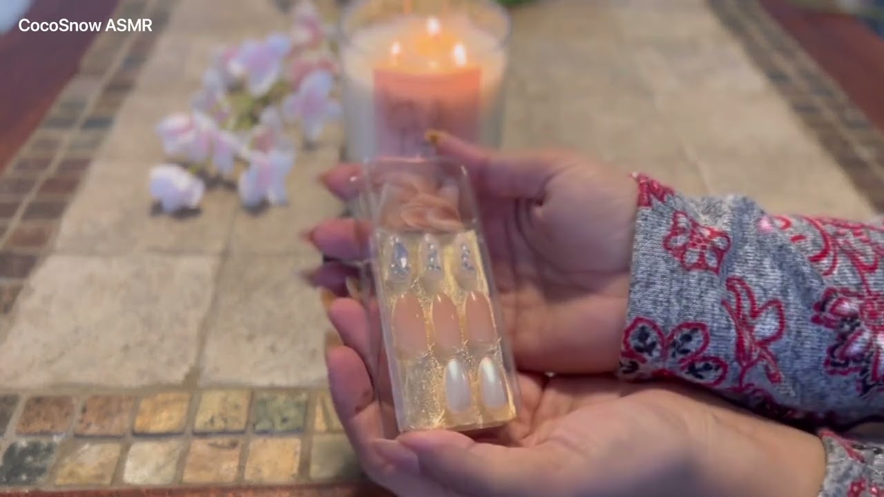 ASMR ImPress Couture nails 💅 | Tapping n Scratching 
