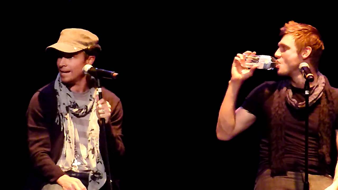 Backstreet Boys Q&A - Which character would you be? @ Acoustic fan Event Miami