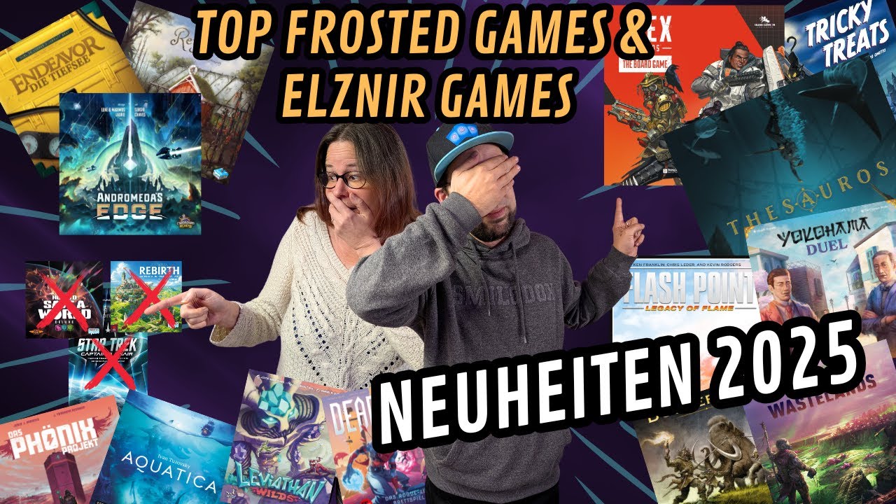 ✨SPIEL 25 Neuheiten-Alarm 🚨 | Diese Frosted & Elznir Games Spiele könnten richtige Kracher werden!