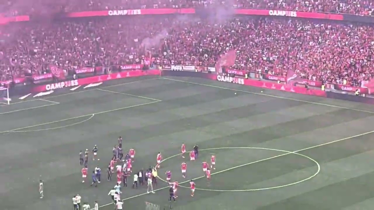 We are the Champions 2023 SL Benfica Football - the last game