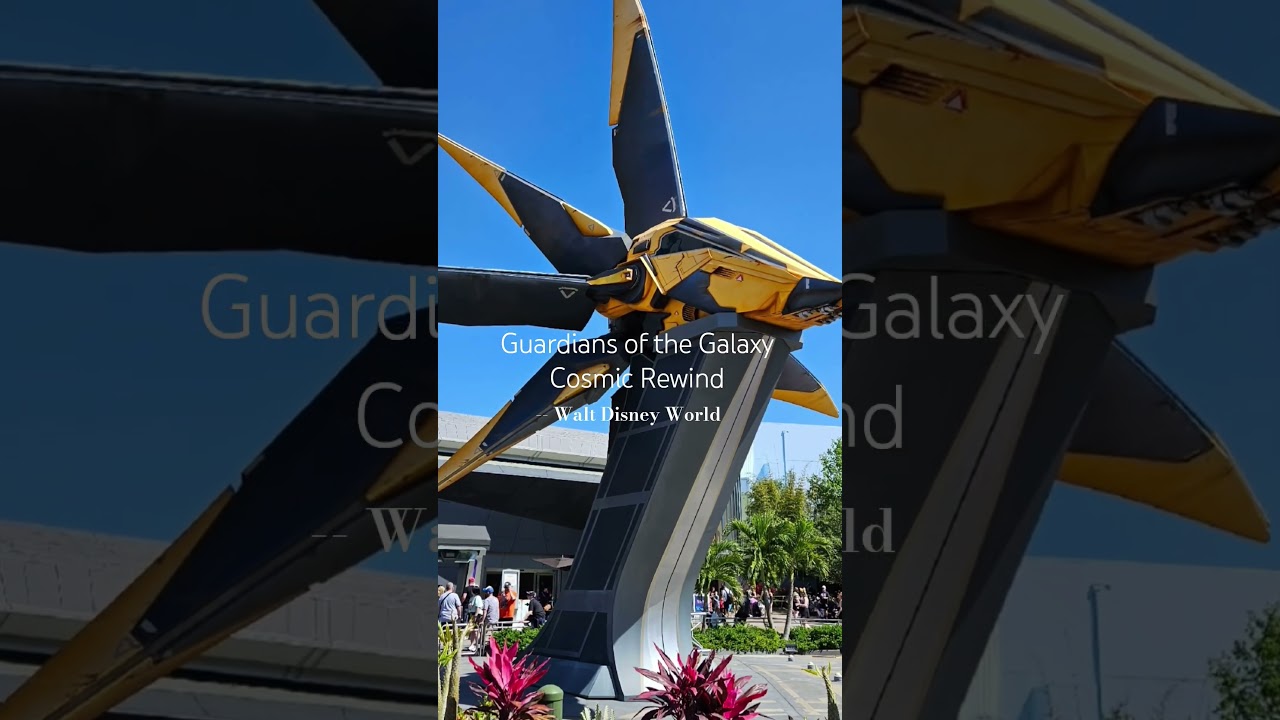 Guardians of the Galaxy Cosmic Rewind at Walt Disney World Epcot 🎢✨️🪐