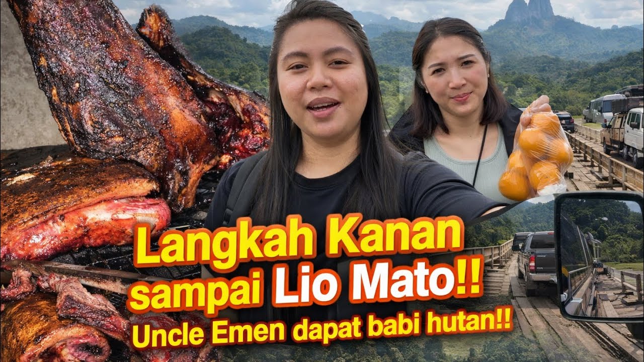 Miri - Lio Mato‼️ Menikmati suasana kampung jauh di Ulu Baram‼️