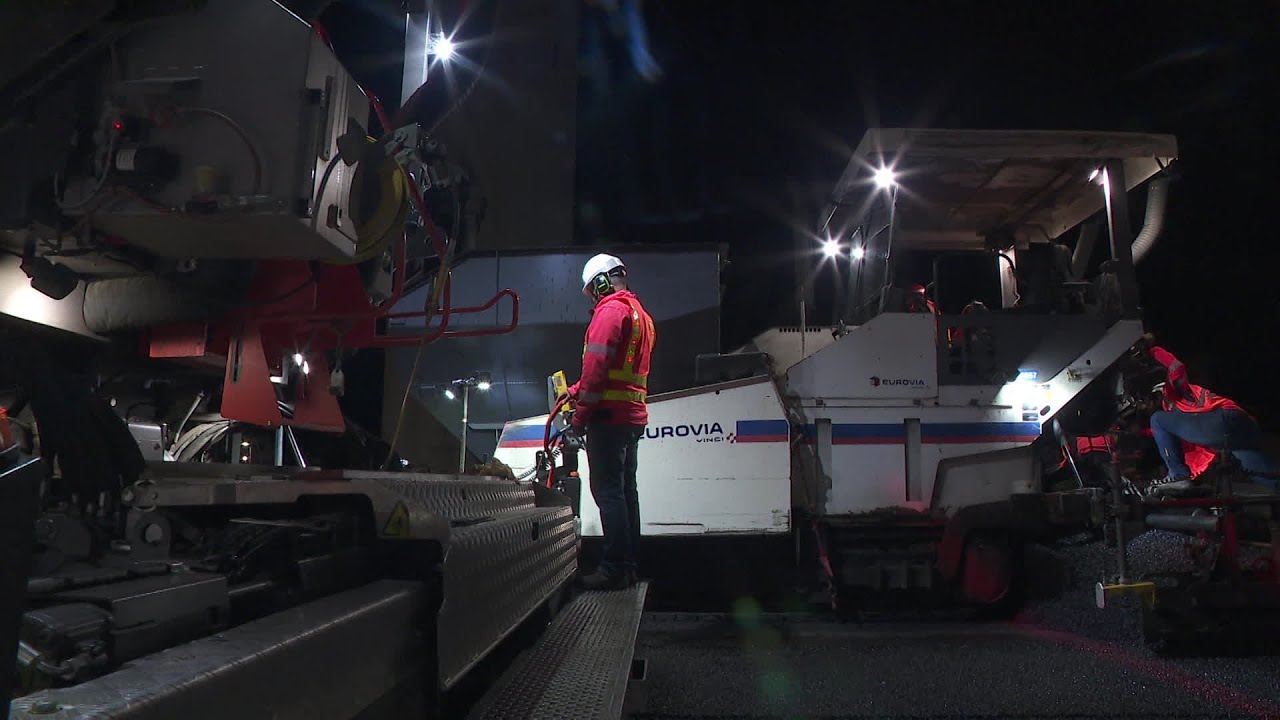 A480 en Isère : un chantier nocturne dantesque