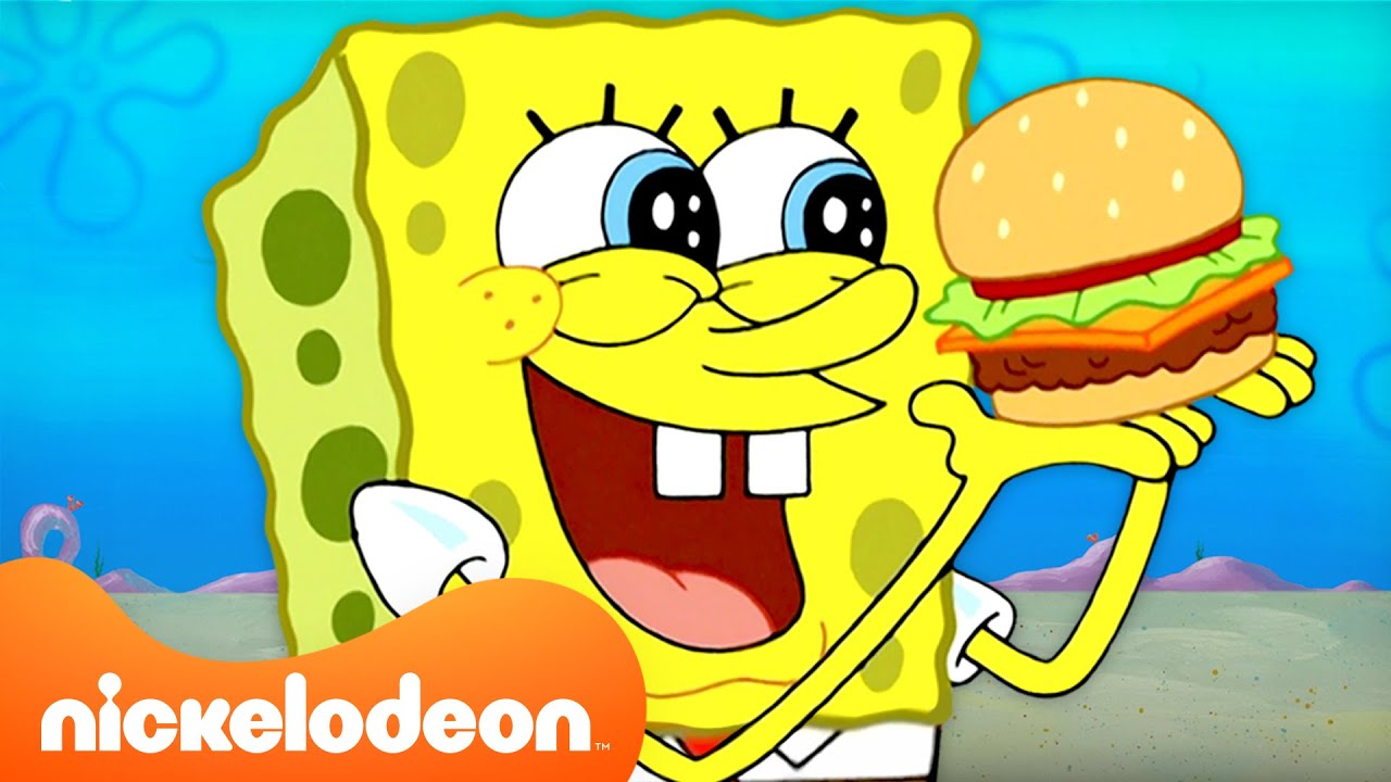 SpongeBob's Best KRABBY PATTY Food Moments | SpongeBob SquarePants | Nickelodeon UK