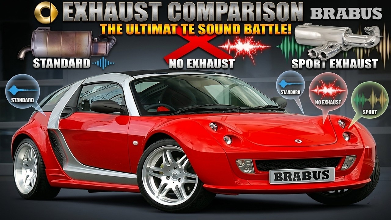 STANDARD, NO EXHAUST, SPORT - Smart Roadster Exhaust Sound