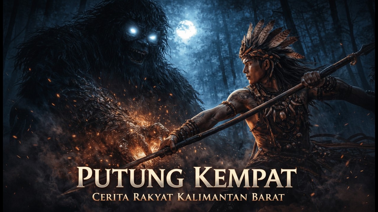 PUTUNG KEMPAT - Cerita Rakyat Kalimantan Barat !! #kalimantan  #ceritarakyat #legenda