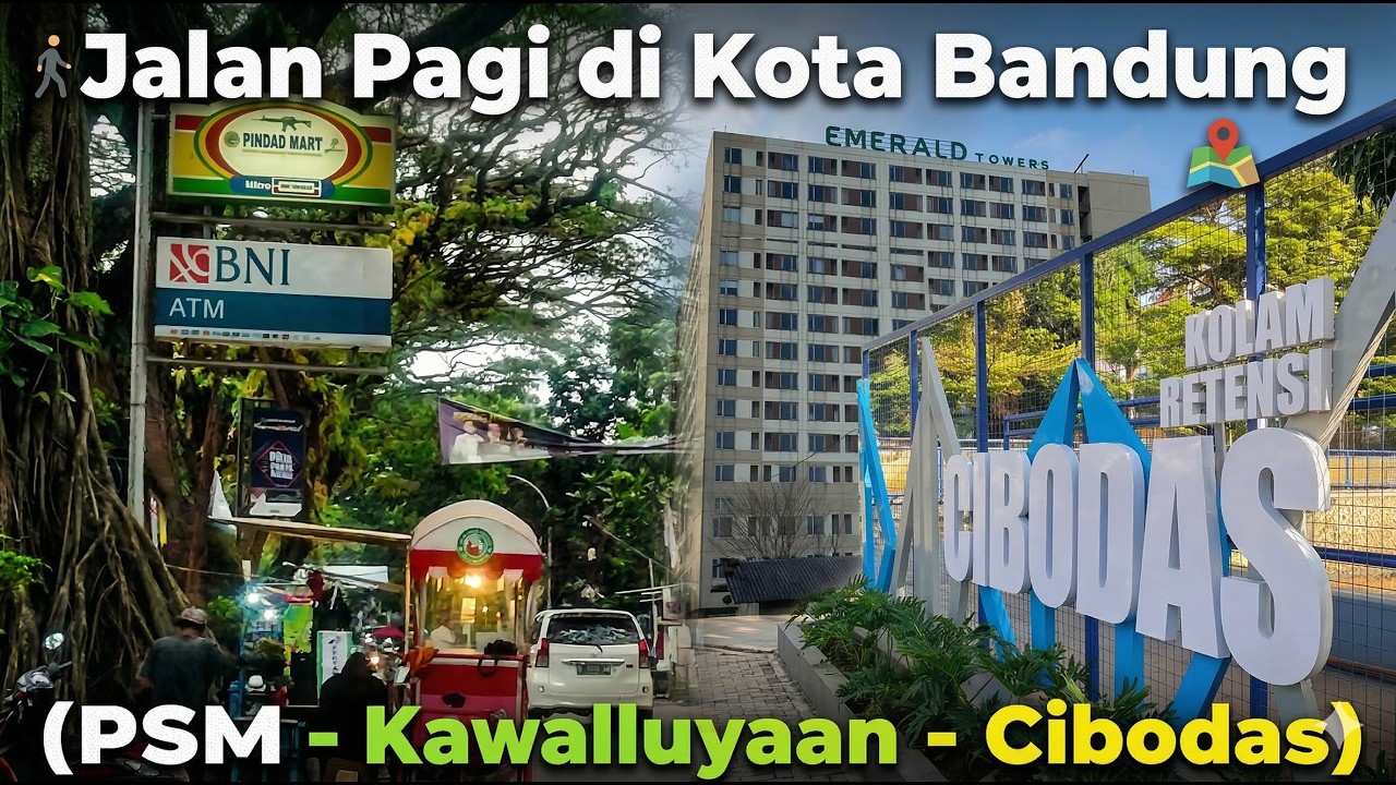 Tantangan Berjalan di jalan sempit tanpa trotoar di kota Bandung