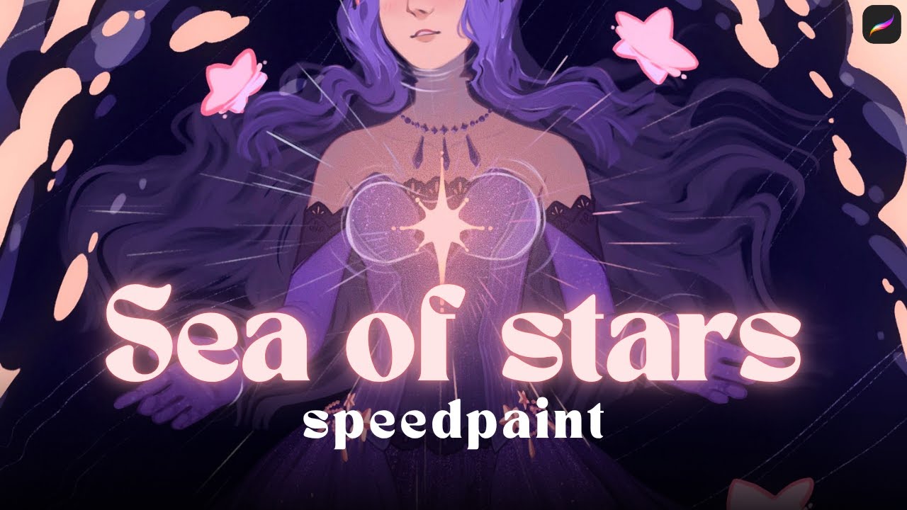 ✨sea of stars✨ speedpaint || Infinity Nikki Fanart ||